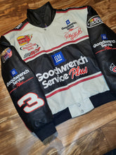 Load image into Gallery viewer, XXL - Vintage Rare Dale Earnhardt Nascar Goodwrench Service Plus Leather Jeff Hamilton Jacket