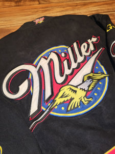 M/L - Vintage Rare Nascar Miller Beer Jeff Hamilton Jacket