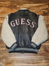 Load image into Gallery viewer, M - Vintage Rare GUESS Leather Wool Jacket