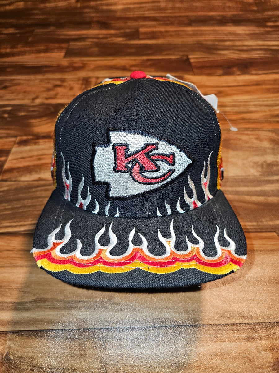 NEW Vintage Rare Kansas City Chiefs NFL Sports Walt 3 Flame Hat – Twisted  Thrift