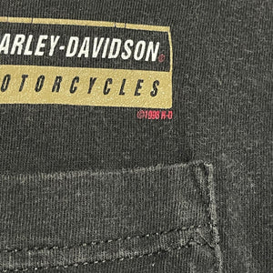XL - Vintage Harley Davidson Long Sleeve Pocket Shirt