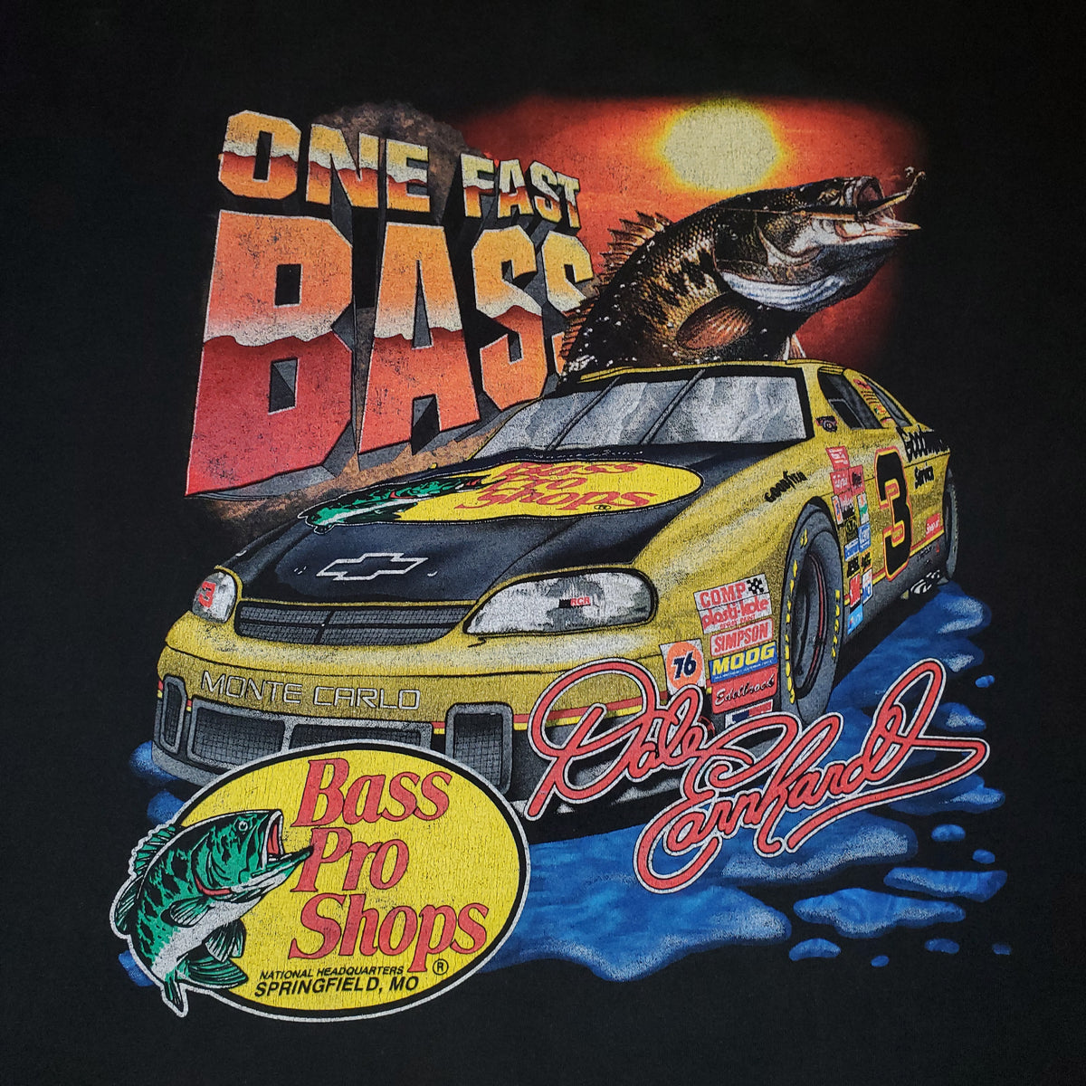 Vintage Dale Earnhardt Bass Pro Shops Nascar T-shirt Racing – For All To  Envy