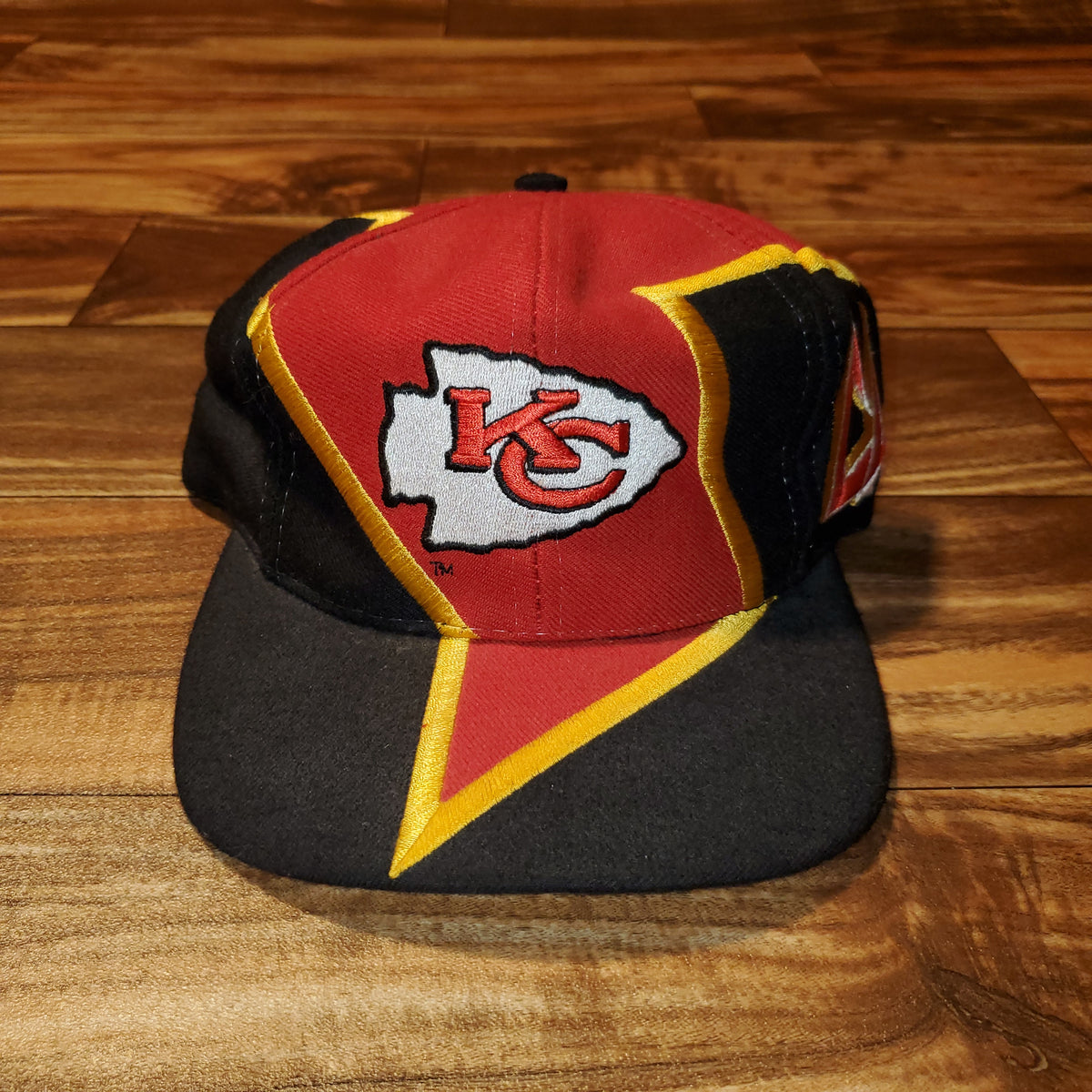 Vintage Kansas City Chiefs Snapback Hat Drew Pearson OSFA NFL 