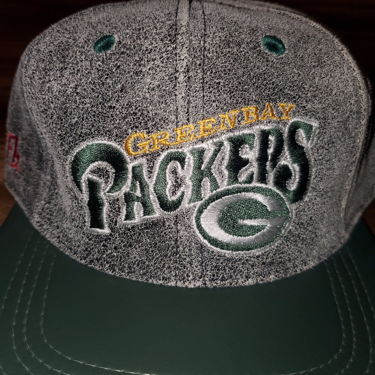 Vintage Green Bay Packers White Leather Hat – Twisted Thrift