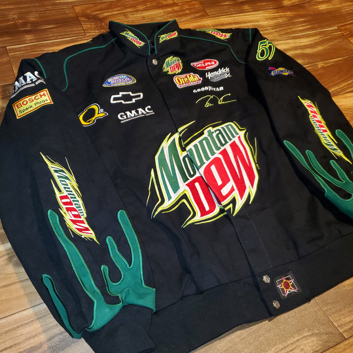 XL/XXL - Vintage RARE Brian Vickers Nascar Mountain Dew Jacket