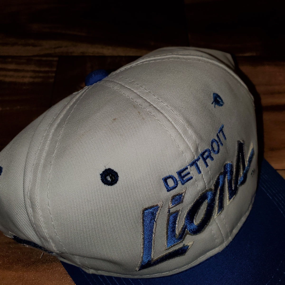 Starline, Accessories, Vintage Starline Detroit Lions Script Corduroy  Stlnapback Hat New Old Stock