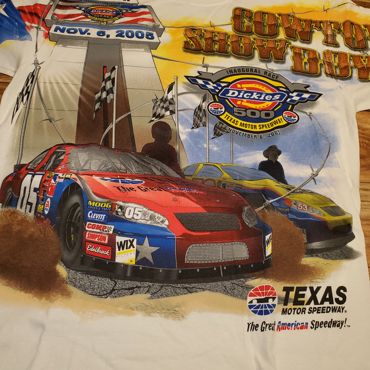 TEXAS selling MOTOR SPEEDWAY THE GREAT AMERICAN SPEEDWAY JERSEY SIZE LARGE