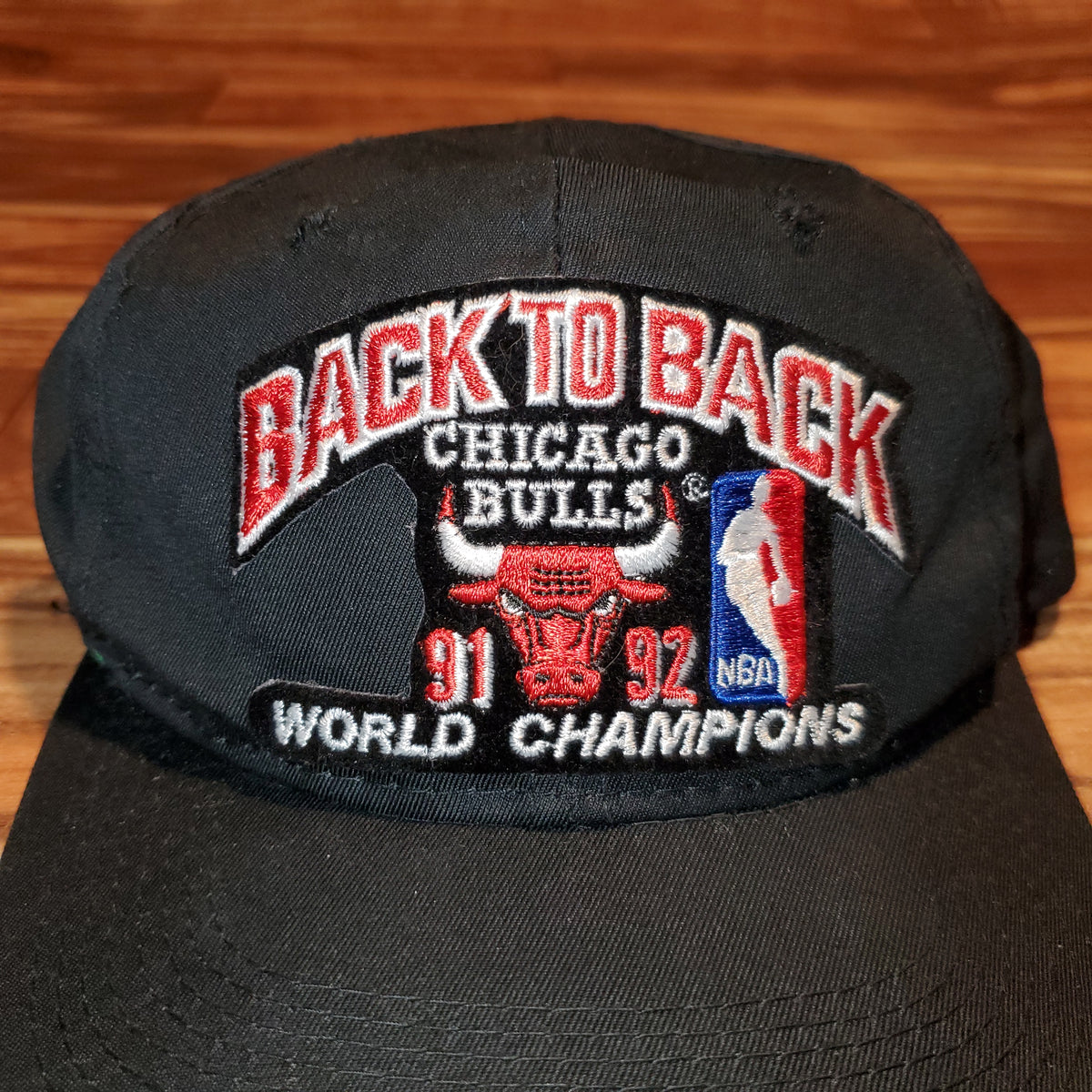 Vintage Chicago Bulls Back To Back World Champions Hat – Twisted