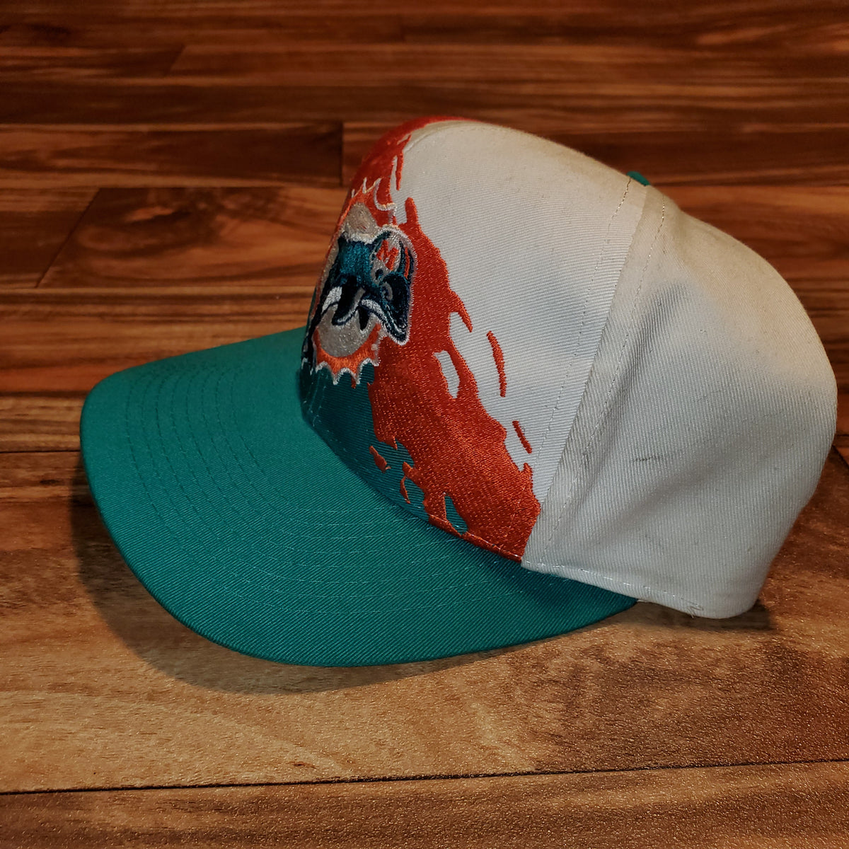 Vintage Logo 7 Miami Dolphins NFL Snapback Hat