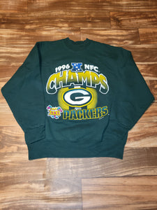 L - Vintage 1996/97 Green Bay Packers XXXI Champions Crewneck