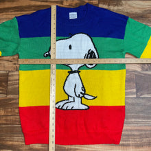 Load image into Gallery viewer, M - Snoopy Rainbow Striped Crewneck