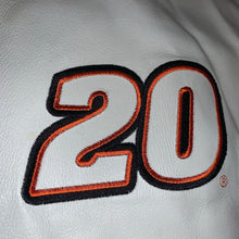 Load image into Gallery viewer, L/XL - Tony Stewart Home Depot Quilted Leather Nascar Jacket