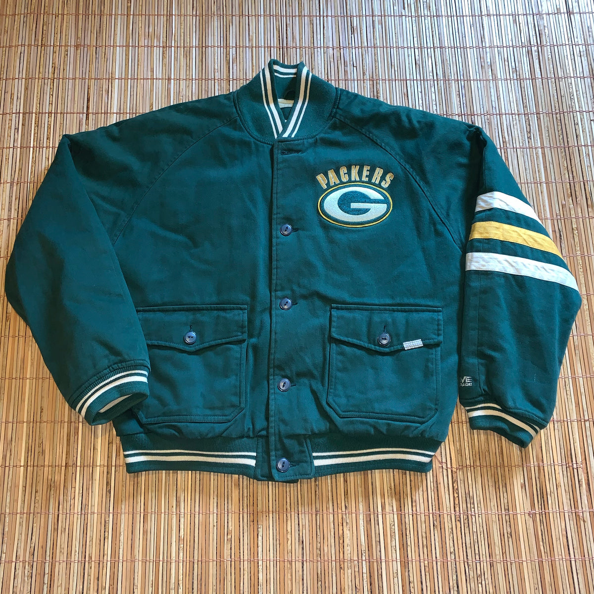 online shop offers Vintage and Bay Green Green Green Bay Packers Packers  Varsity Varsity Jacket 