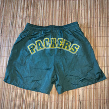 Load image into Gallery viewer, L(M-See Measurements) - Vintage Packers Spellout Swim Trunks / Shorts