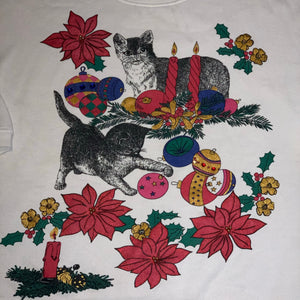 Women’s 18/20 - Vintage Cat Christmas Sweater