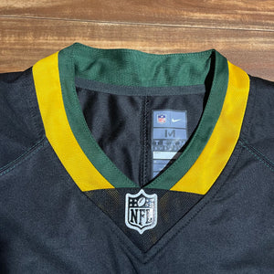 M - Aaron Rodgers Green Bay Packers Black USA Jersey