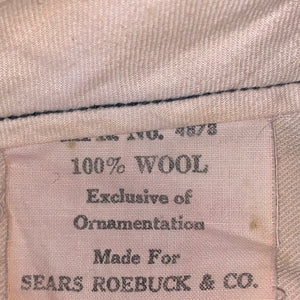 Size 38 - Vintage 1940s 100% Wool Hunting Pants