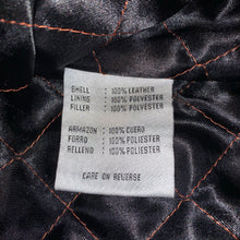 Load image into Gallery viewer, L/XL - Tony Stewart Home Depot Quilted Leather Nascar Jacket