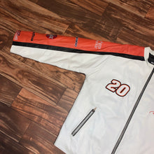 Load image into Gallery viewer, L/XL - Tony Stewart Home Depot Quilted Leather Nascar Jacket