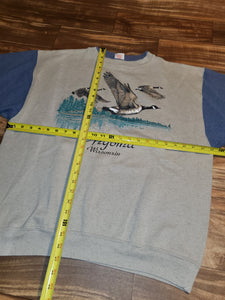 XL - Vintage 1994 Rare Algoma Wisconsin Geese Nature Sweatshirt