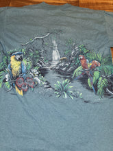 Load image into Gallery viewer, L - Vintage 1990s Rainforest Cafe Wrap Around Parrot Bird Nature Shirt