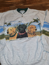 Load image into Gallery viewer, L - Vintage Rare Nature Dog Lab Retriever Wrap Around Sweatshirt