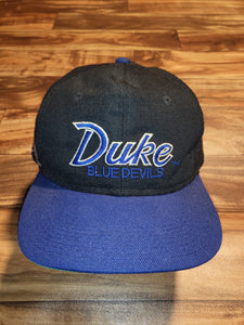 Vintage Rare Duke University Blue Devils College Script Hat