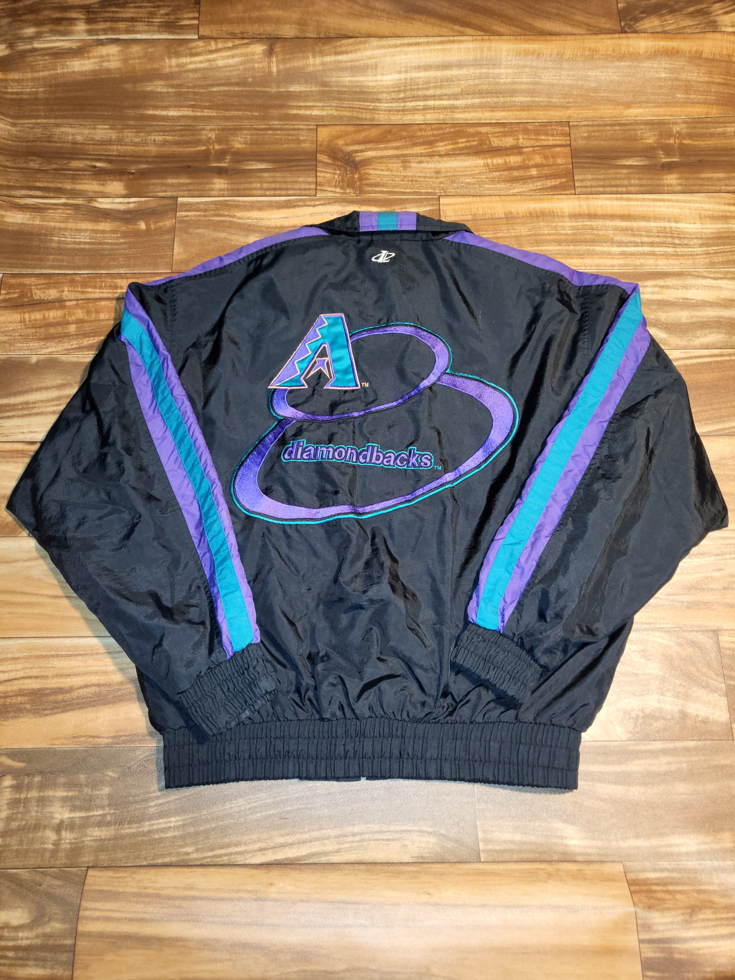 L/XL - Vintage Arizona Diamondbacks MLB Sports Windbreaker Jacket