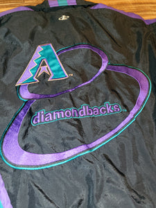 L/XL - Vintage Arizona Diamondbacks MLB Sports Windbreaker Jacket