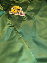 Load image into Gallery viewer, L - Vintage Rare Green Bay Packers NFL Chalk Line Satin Spellout Jacket
