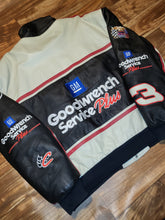 Load image into Gallery viewer, XXL - Vintage Rare Dale Earnhardt Nascar Goodwrench Service Plus Leather Jeff Hamilton Jacket
