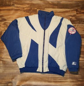 XL - Vintage Rare New York Yankees MLB 1990s Starter Big Logo Jacket
