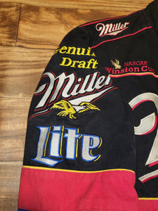 M/L - Vintage Rare Nascar Miller Beer Jeff Hamilton Jacket