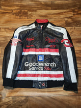 Load image into Gallery viewer, L/XL - Vintage Nascar Dale Earnhardt Goodwrench Leather Jacket