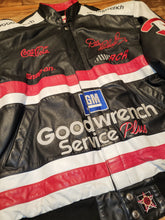 Load image into Gallery viewer, L/XL - Vintage Nascar Dale Earnhardt Goodwrench Leather Jacket