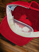 Load image into Gallery viewer, Vintage Rare Wisconsin Badgers Sports Specialties Corduroy NCAA Script Zipperback Hat