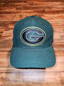 Vintage Rare Green Bay Packers NFL Sports Drew Pearson Blockhead Graffiti Hat