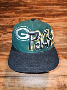 Vintage Rare Green Bay Packers Drew Pearson Graffiti Style Hat