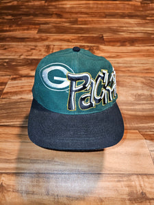 Vintage Rare Green Bay Packers Drew Pearson Graffiti Style Hat