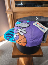 Load image into Gallery viewer, Vintage Rare Charolette Hornets Bootleg NBA Big Logo Sports Hat