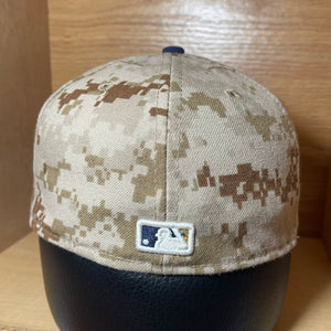 Size 6 7/8 - Milwaukee Brewers Camo Fitted Hat