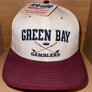 Vintage Green Bay Gamblers Snapback Hat