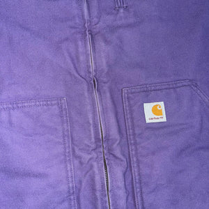 Women’s XXL - Carhartt Sherpa Lined Purple Jacket