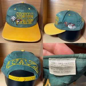 Vintage 1993 Green Bay Packers Taz Hat