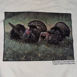 L - Vintage Ducks Unlimited Turkey Sweatshirt