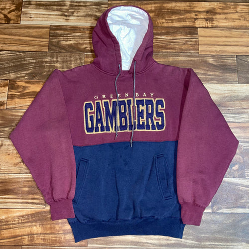 M - Vintage Green Bay Gamblers JanSport Hoodie