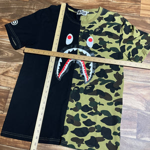 M/L - BAPE A Bathing Ape Shark Split Camo Shirt