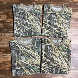 L - Vintage Mossy Oak Shadow Grass Shirt Bundle