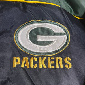 M - Vintage Green Bay Packers Pro Player Puffer Jacket