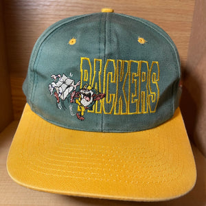 Vintage 1993 Green Bay Packers Taz Hat